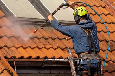 Démoussage et hydrofuge de toiture à Lioux-les-Monges